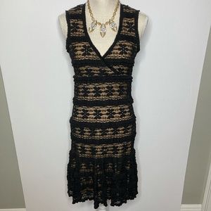 Max Studio floral lace dress
